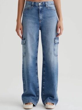 AG Jeans GATNA Wide Leg Cargo Jeans